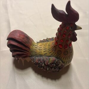 Colorful‎ Rooster Figurine Home Decor